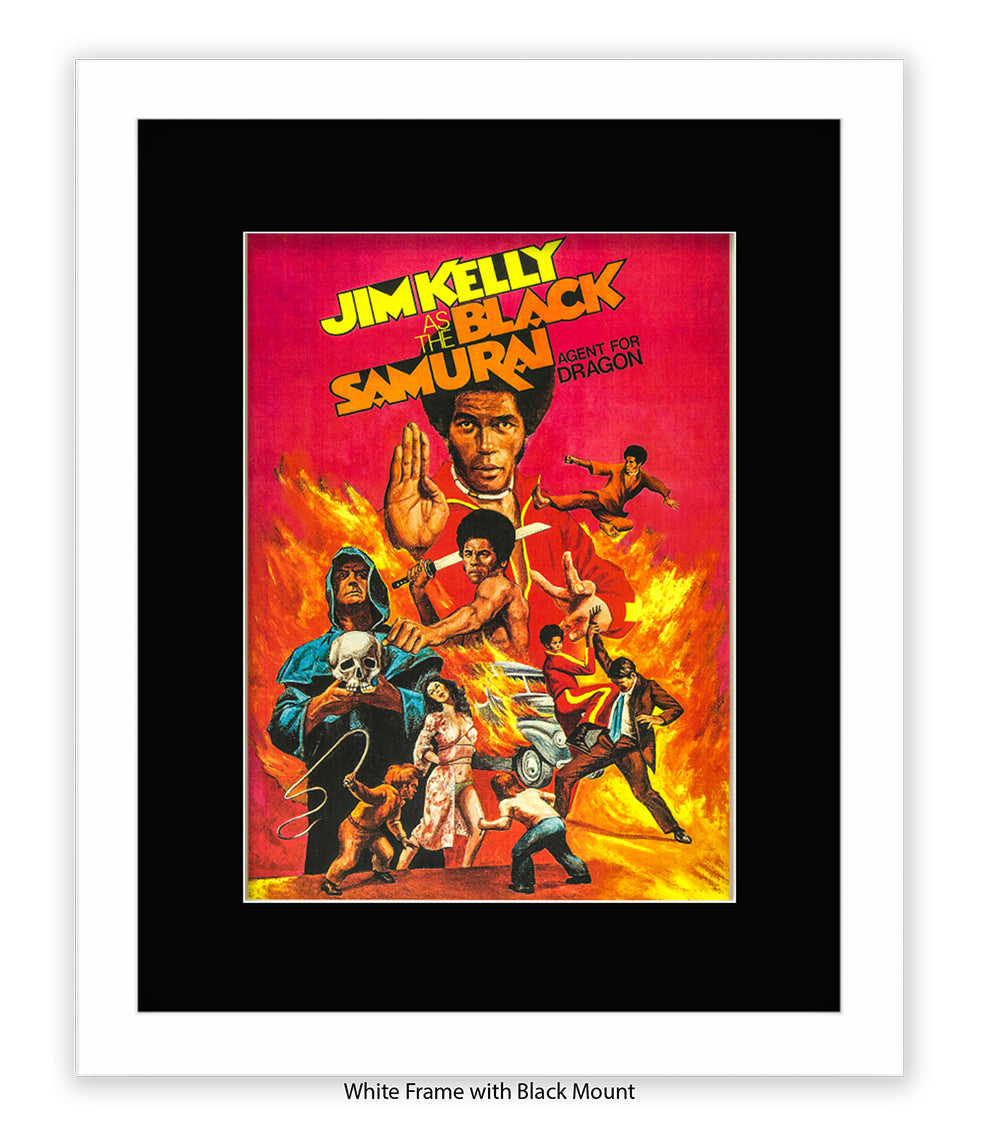 Black Samurai Art Print
