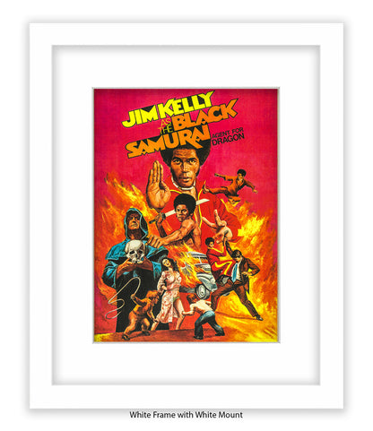 Black Samurai Art Print