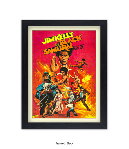 Black Samurai Art Print