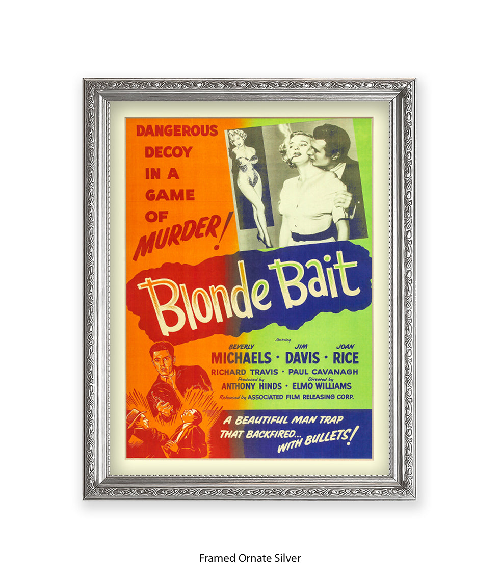 Blonde Bait Art Print