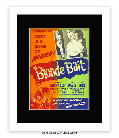 Blonde Bait Art Print