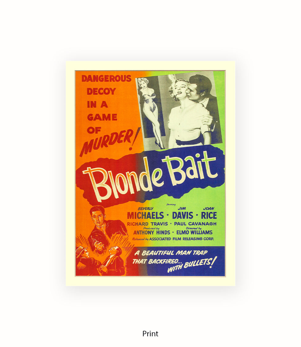 Blonde Bait Art Print