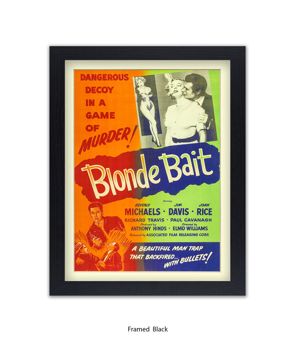 Blonde Bait Art Print