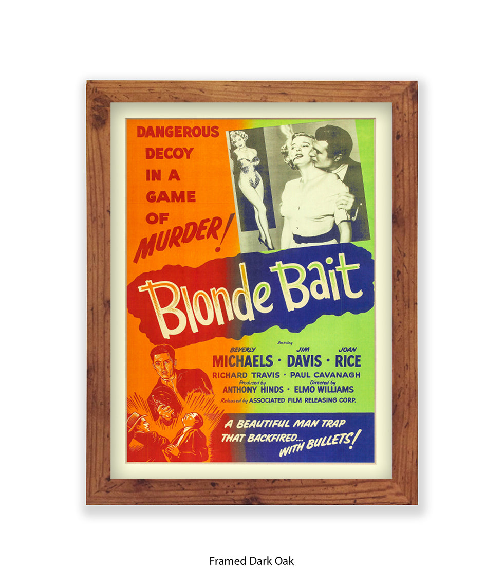 Blonde Bait Art Print