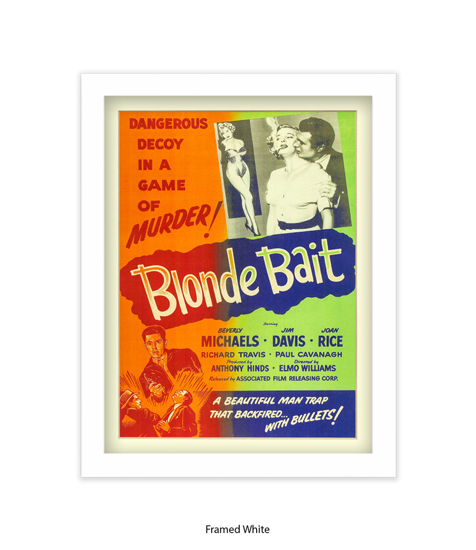 Blonde Bait Art Print