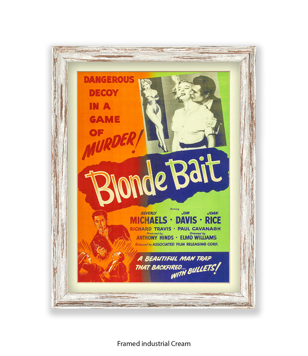 Blonde Bait Art Print