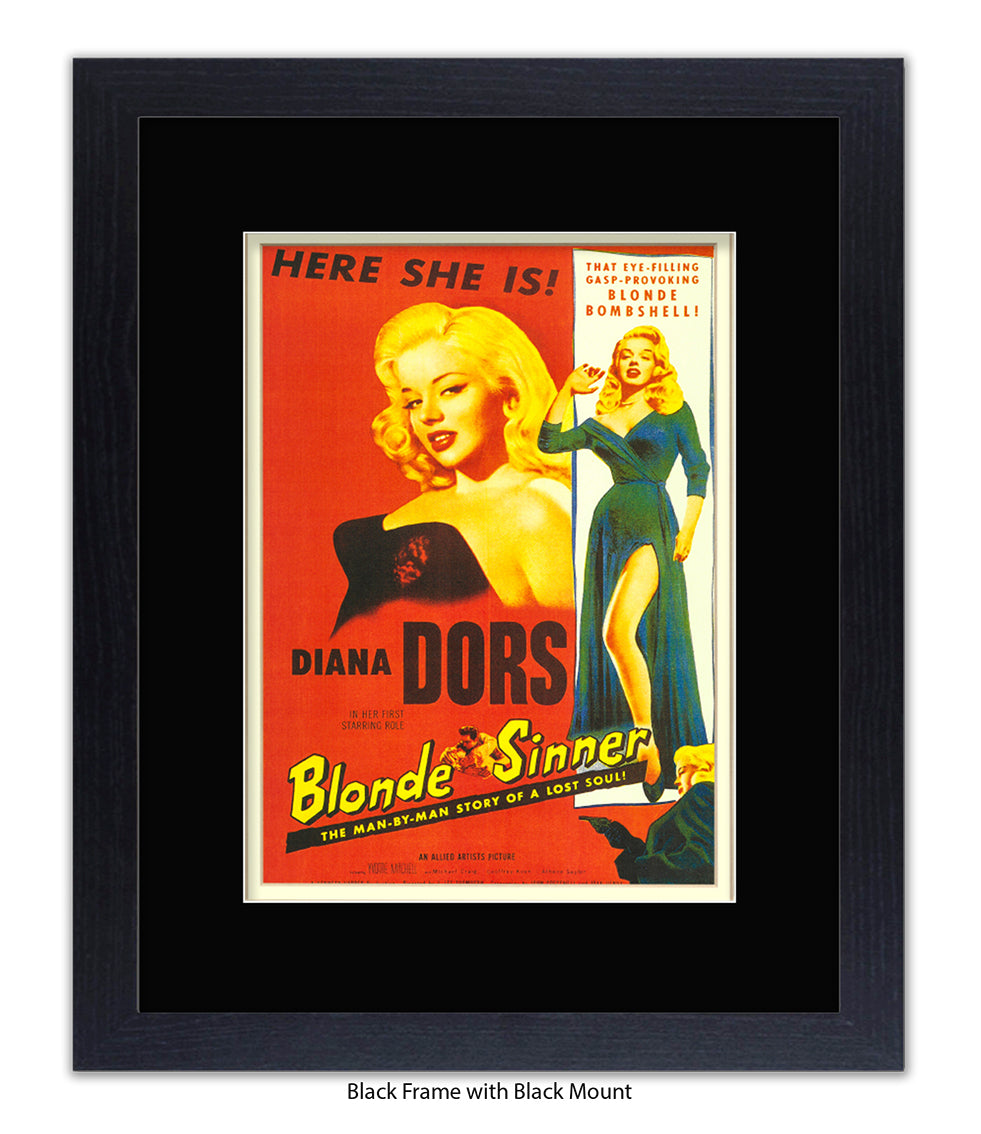 Blonde Sinner Art Print