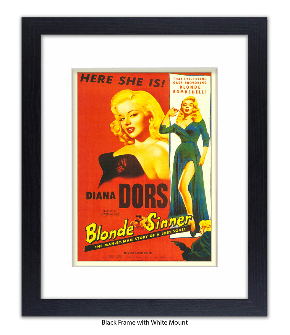 Blonde Sinner Art Print