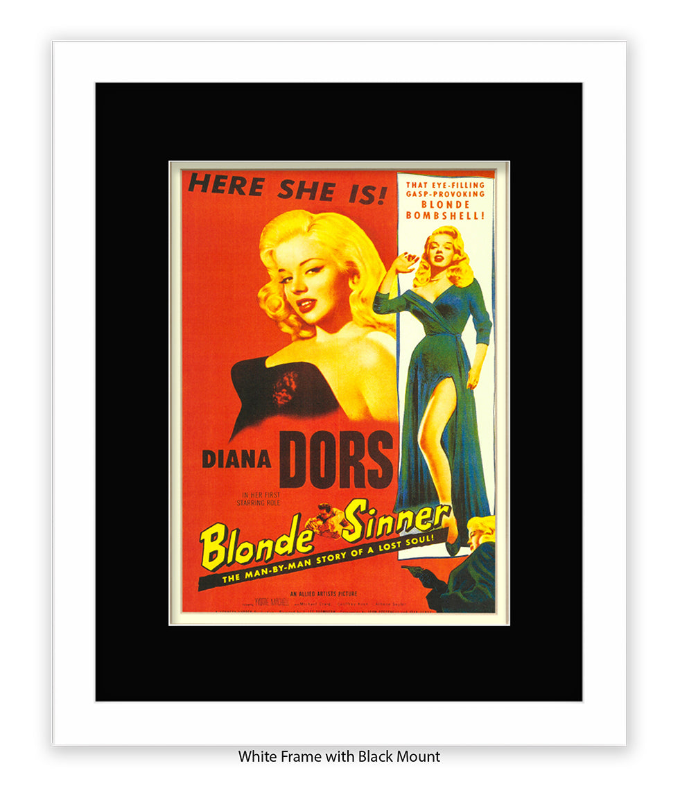 Blonde Sinner Art Print