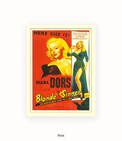 Blonde Sinner Art Print