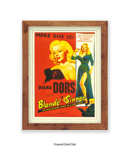 Blonde Sinner Art Print