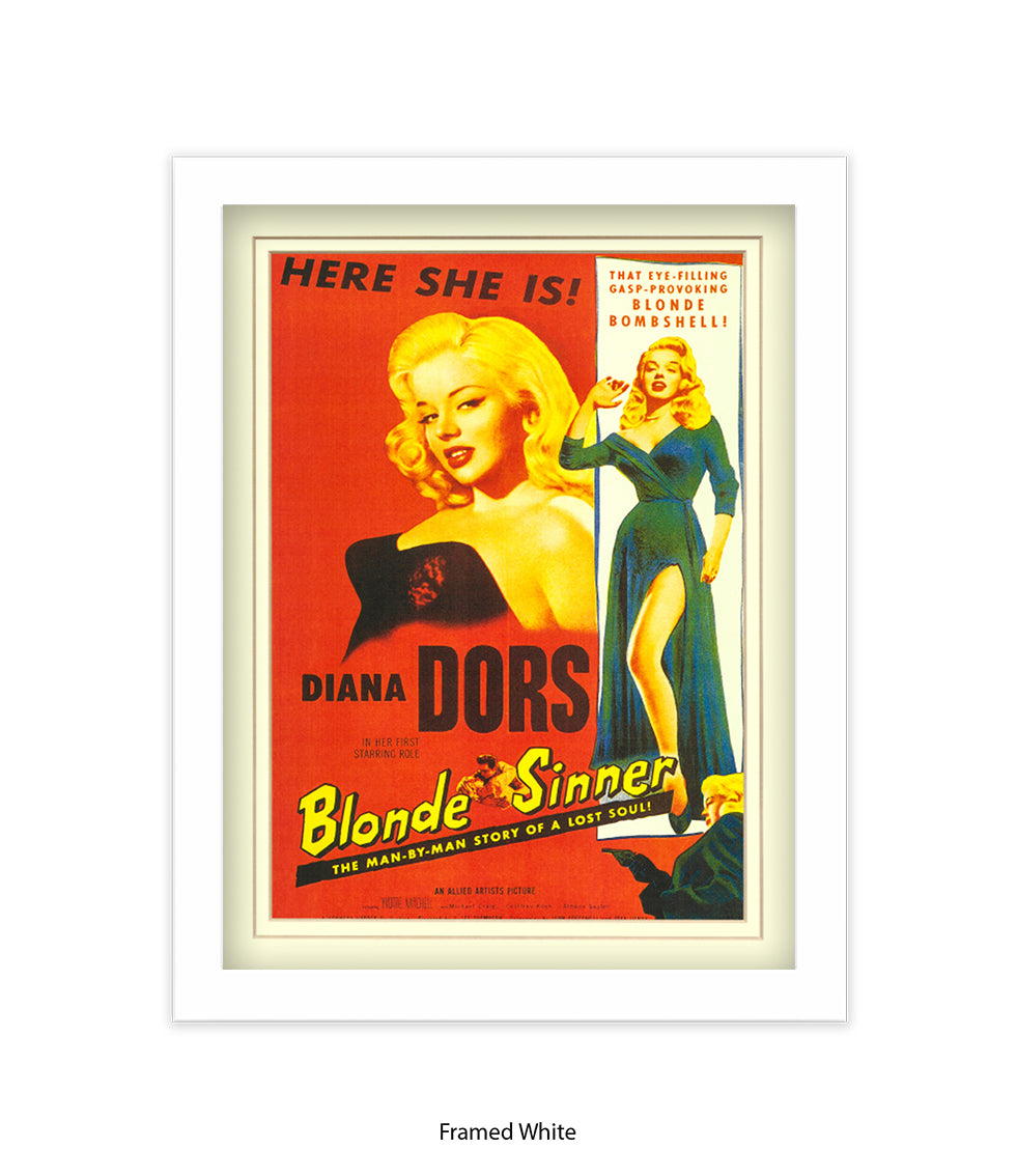 Blonde Sinner Art Print