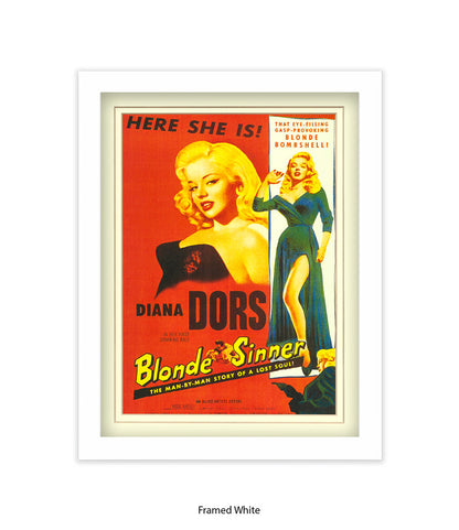 Blonde Sinner Art Print