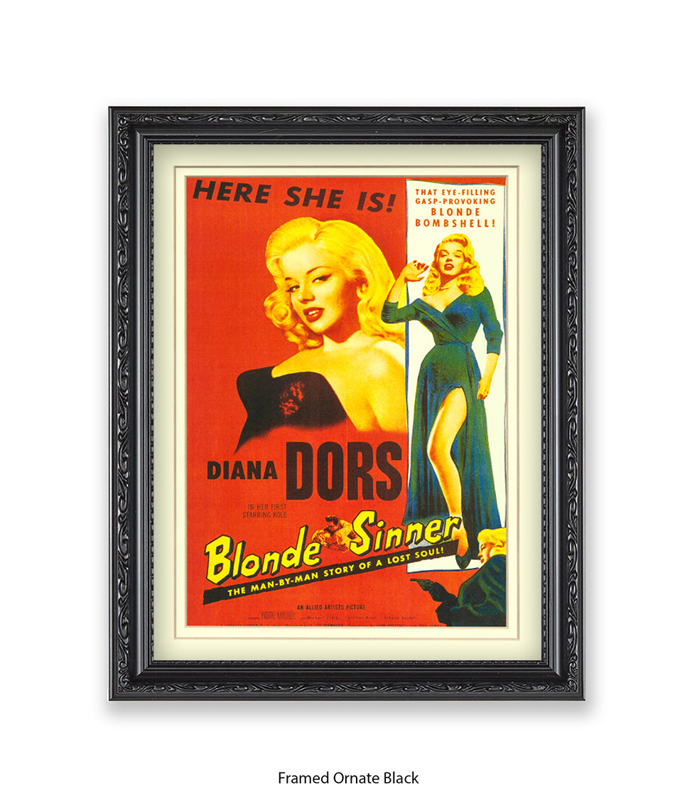 Blonde Sinner Art Print