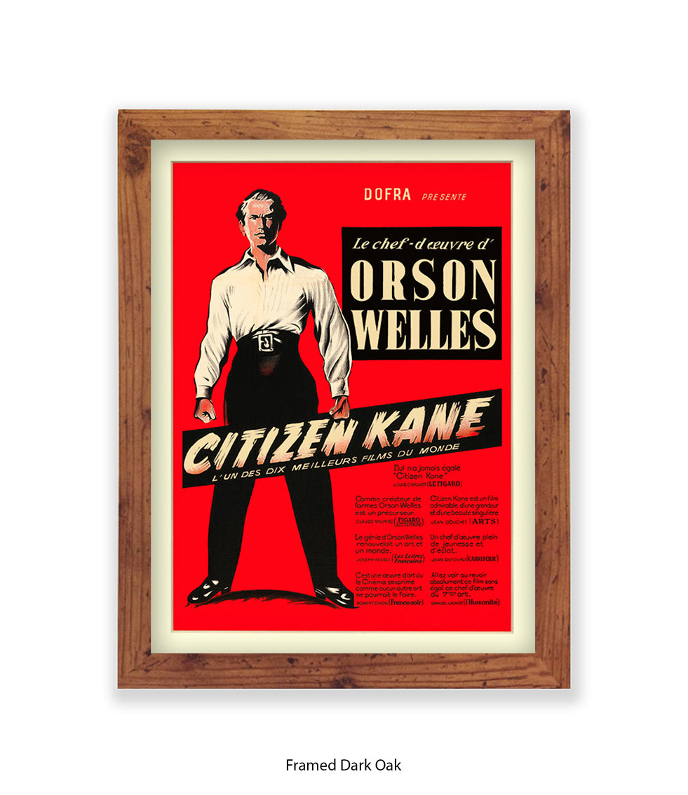 Citizen Kane French Art Print