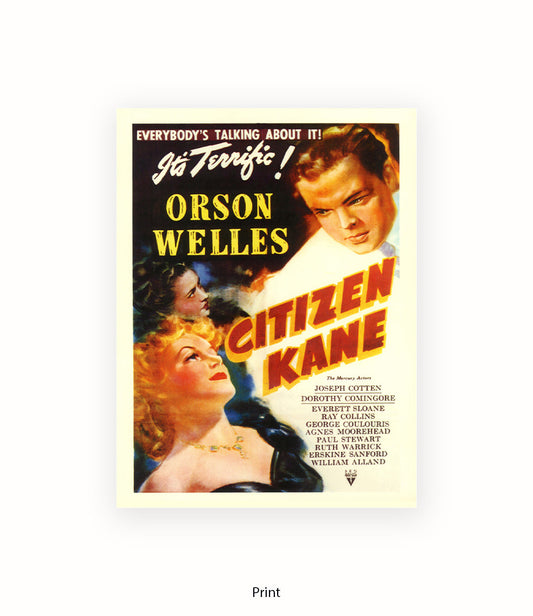 Citizen Kane Everybodys Talking  Art Print