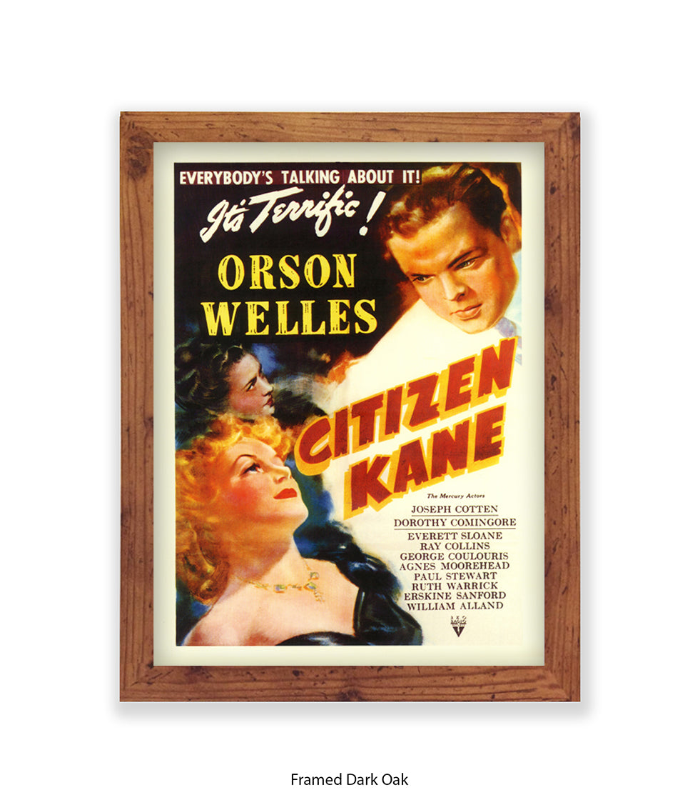 Citizen Kane Everybodys Talking  Art Print
