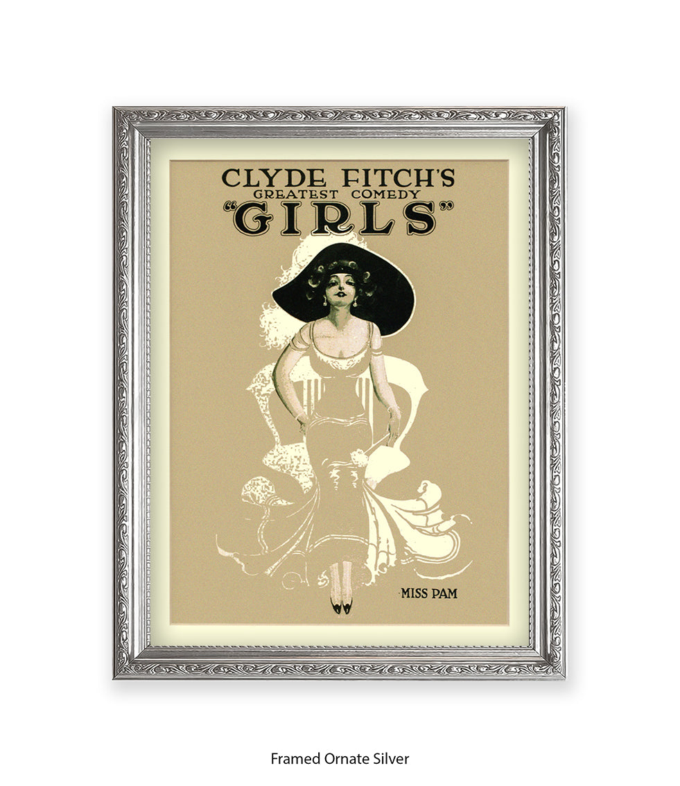 Clyde Fitch's Comedy Miss Pam Art Print