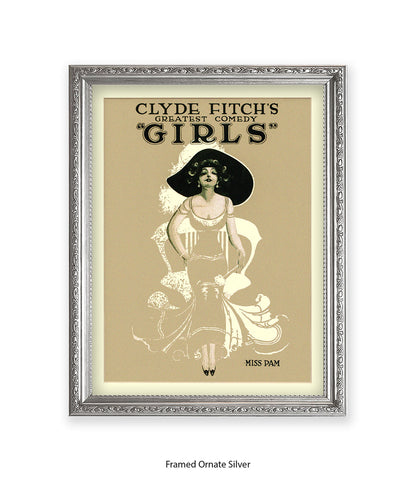 Clyde Fitch's Comedy Miss Pam Art Print