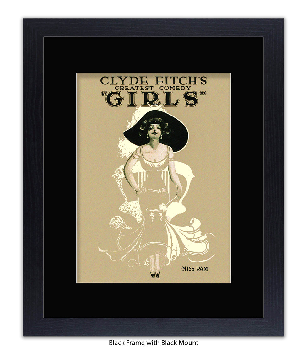 Clyde Fitch's Comedy Miss Pam Art Print
