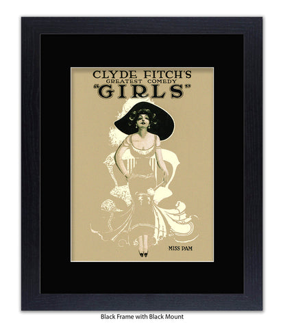 Clyde Fitch's Comedy Miss Pam Art Print