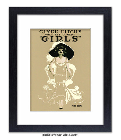Clyde Fitch's Comedy Miss Pam Art Print