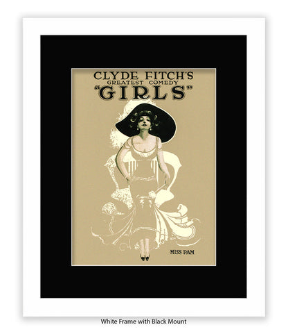 Clyde Fitch's Comedy Miss Pam Art Print