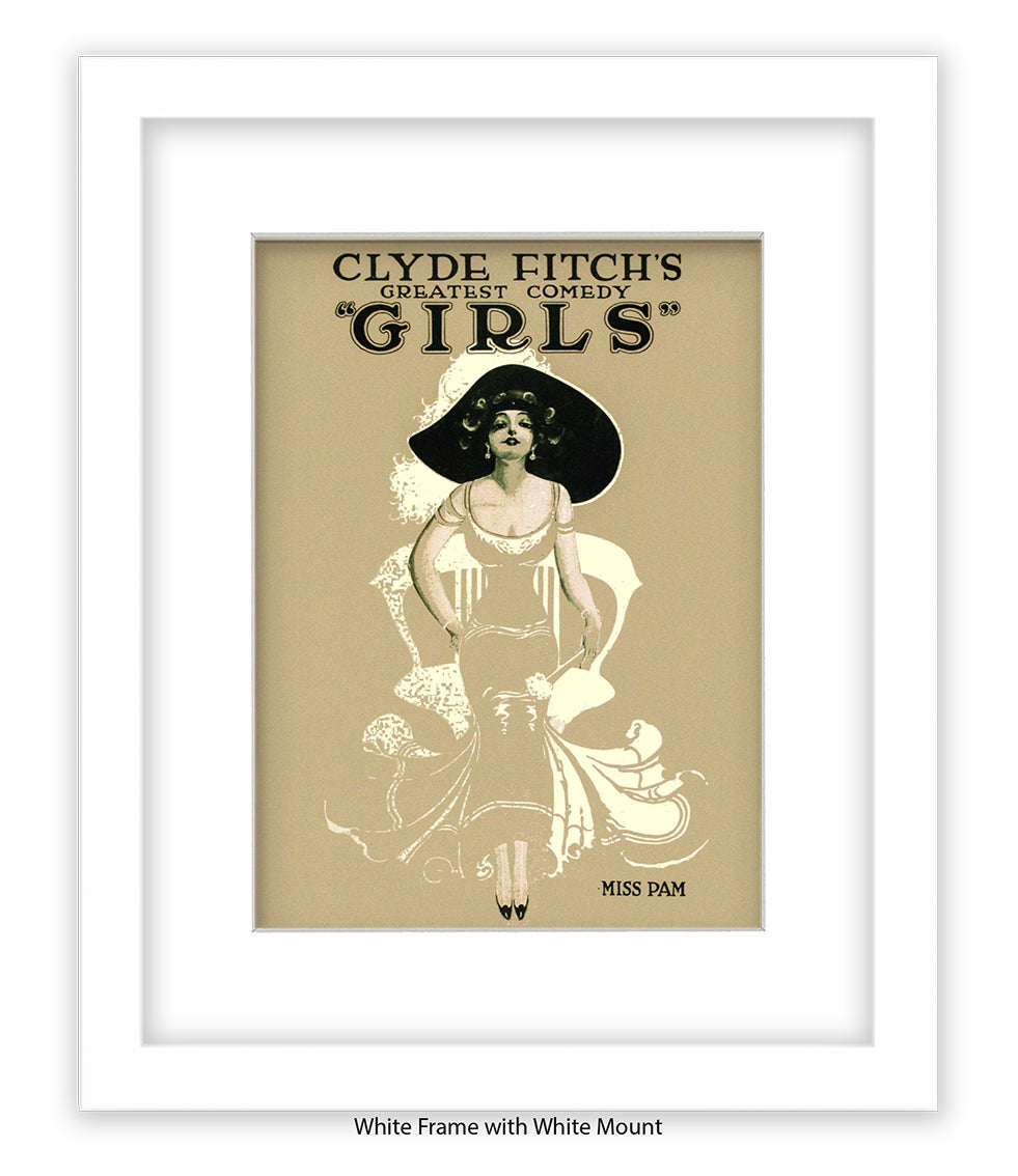 Clyde Fitch's Comedy Miss Pam Art Print