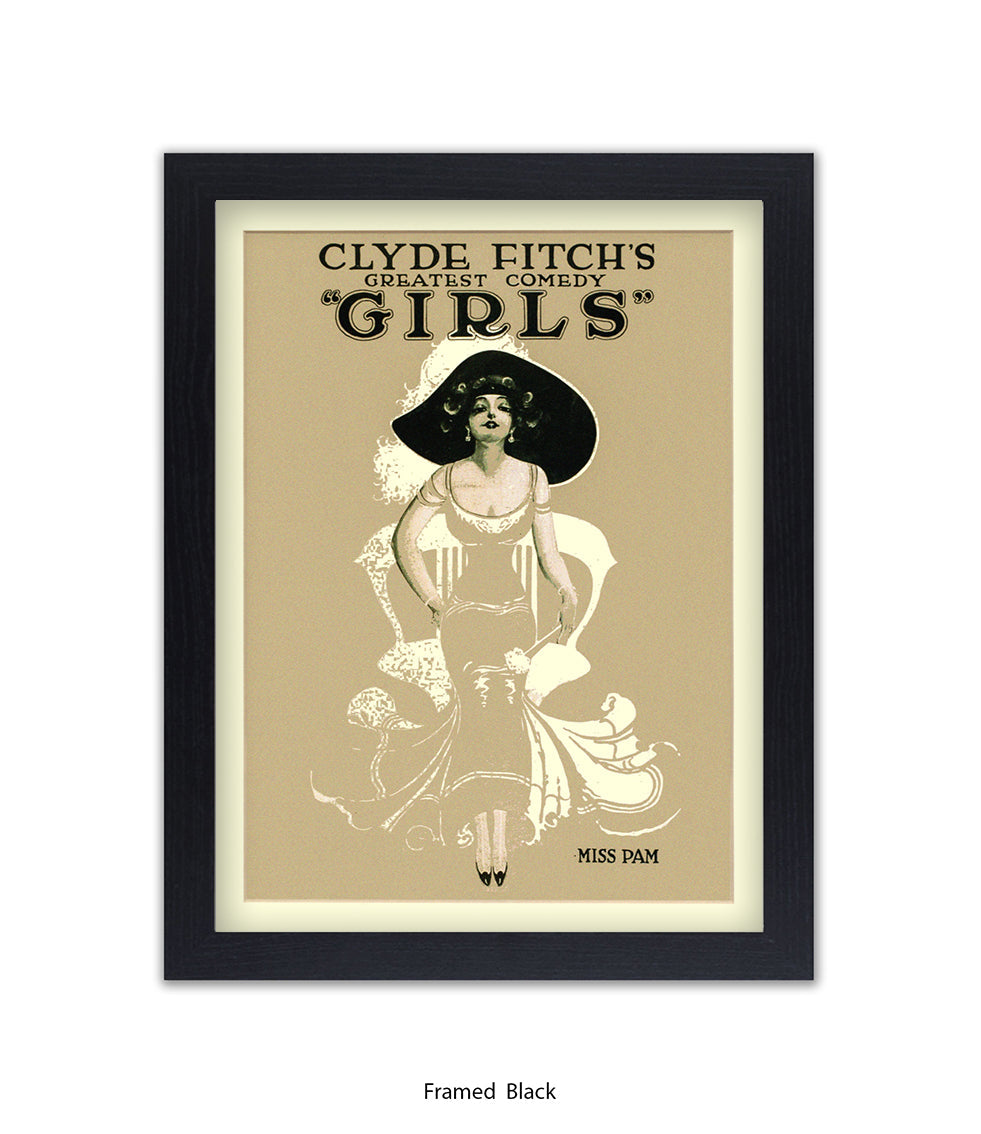 Clyde Fitch's Comedy Miss Pam Art Print