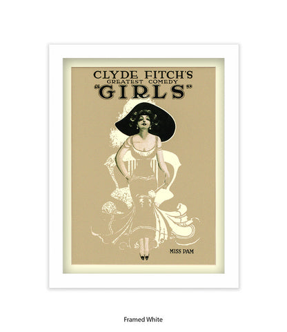 Clyde Fitch's Comedy Miss Pam Art Print
