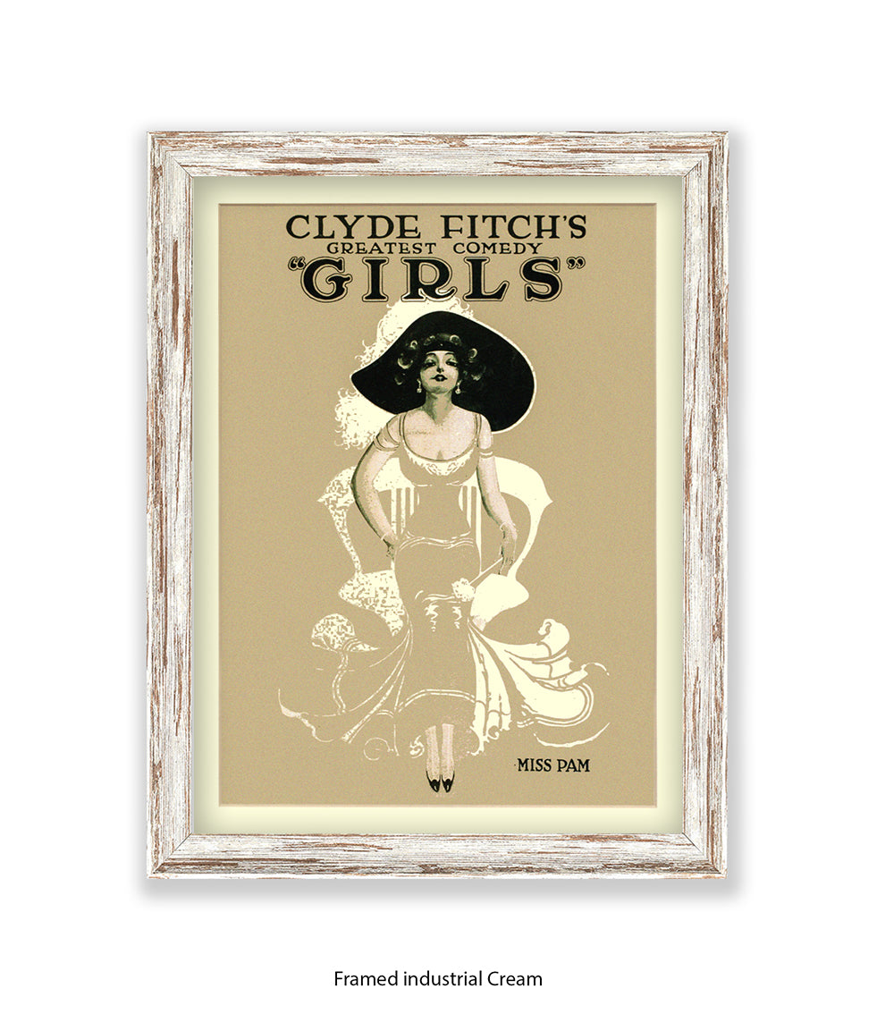 Clyde Fitch's Comedy Miss Pam Art Print