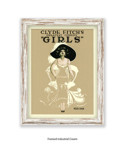 Clyde Fitch's Comedy Miss Pam Art Print