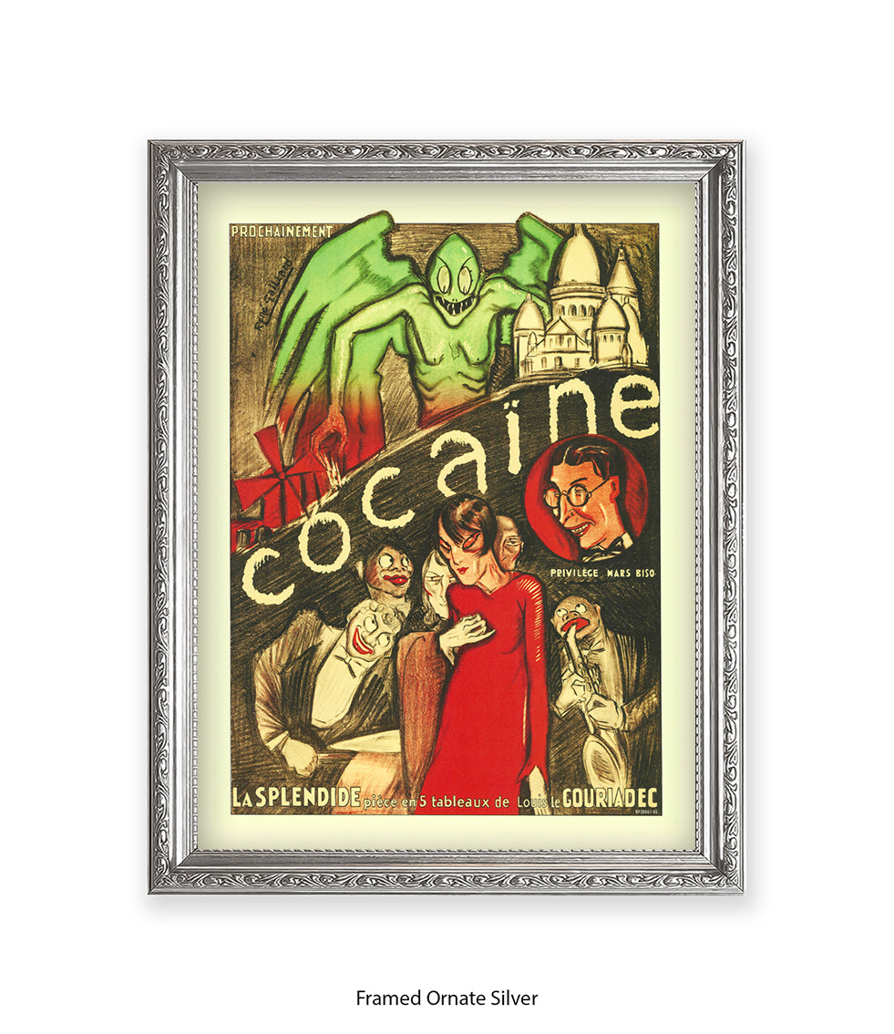 Cocaine French Art Print