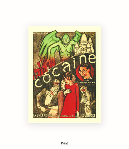 Cocaine French Art Print