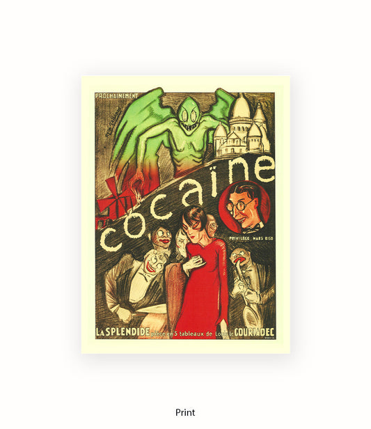 Cocaine French Art Print