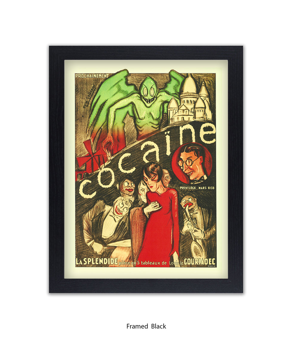 Cocaine French Art Print