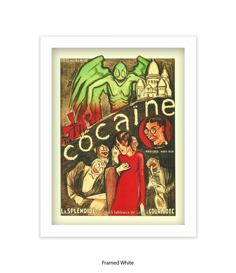 Cocaine French Art Print