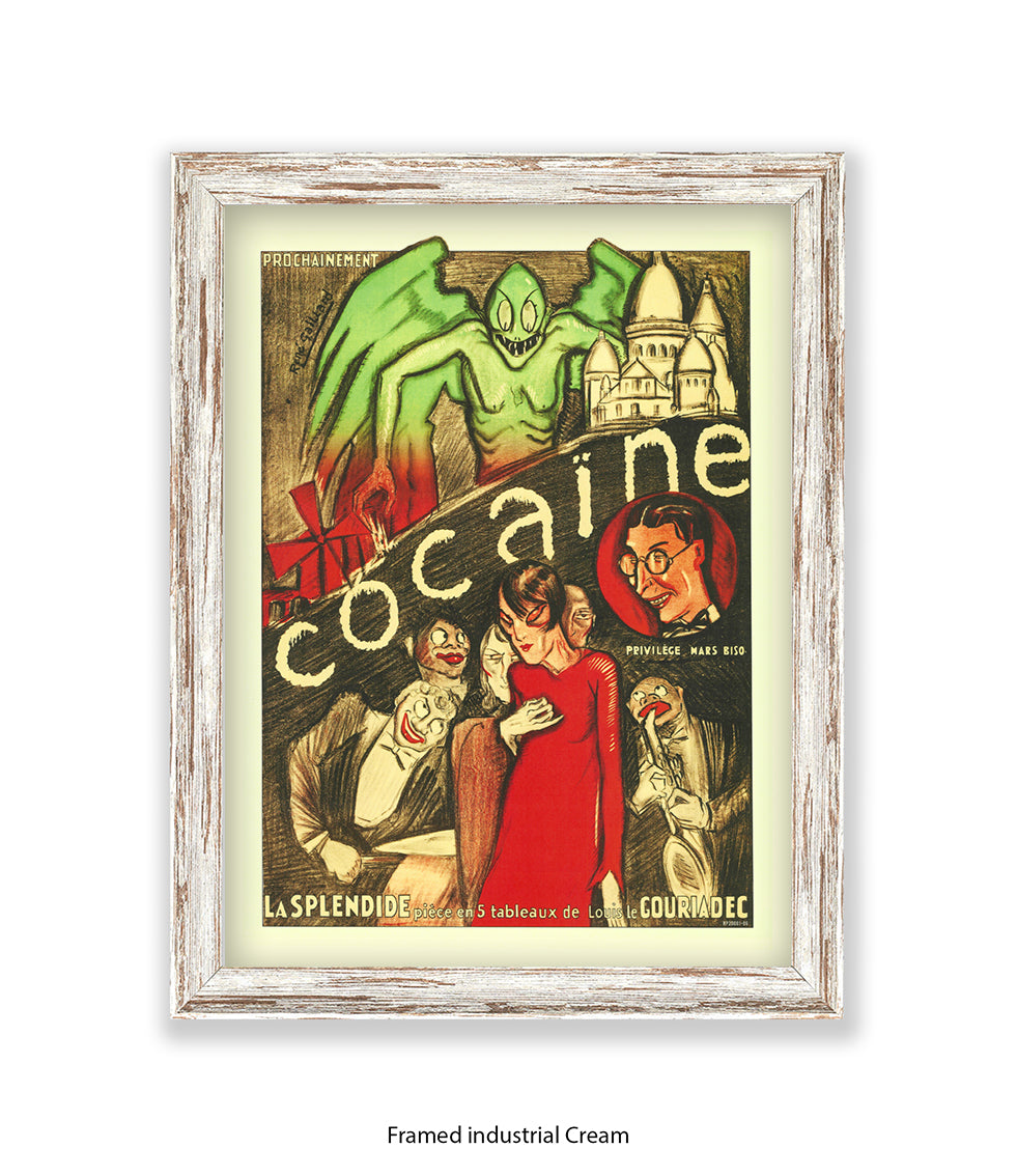 Cocaine French Art Print