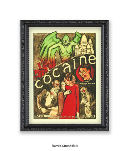 Cocaine French Art Print
