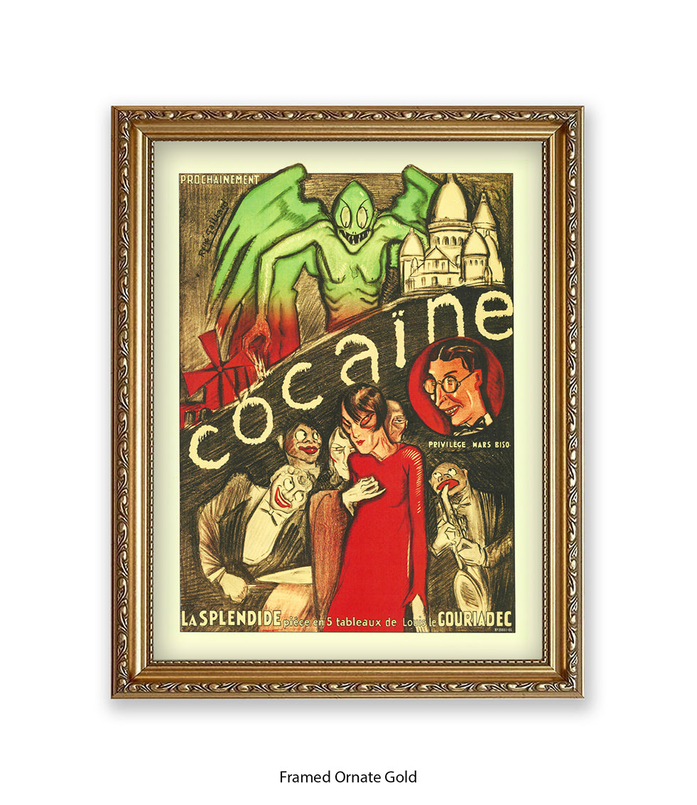 Cocaine French Art Print