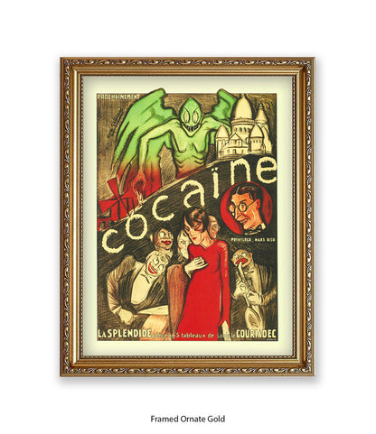 Cocaine French Art Print