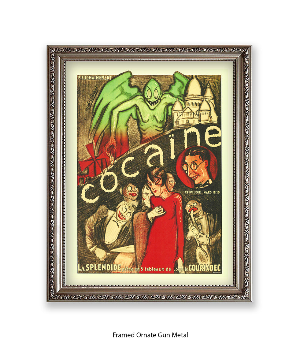 Cocaine French Art Print