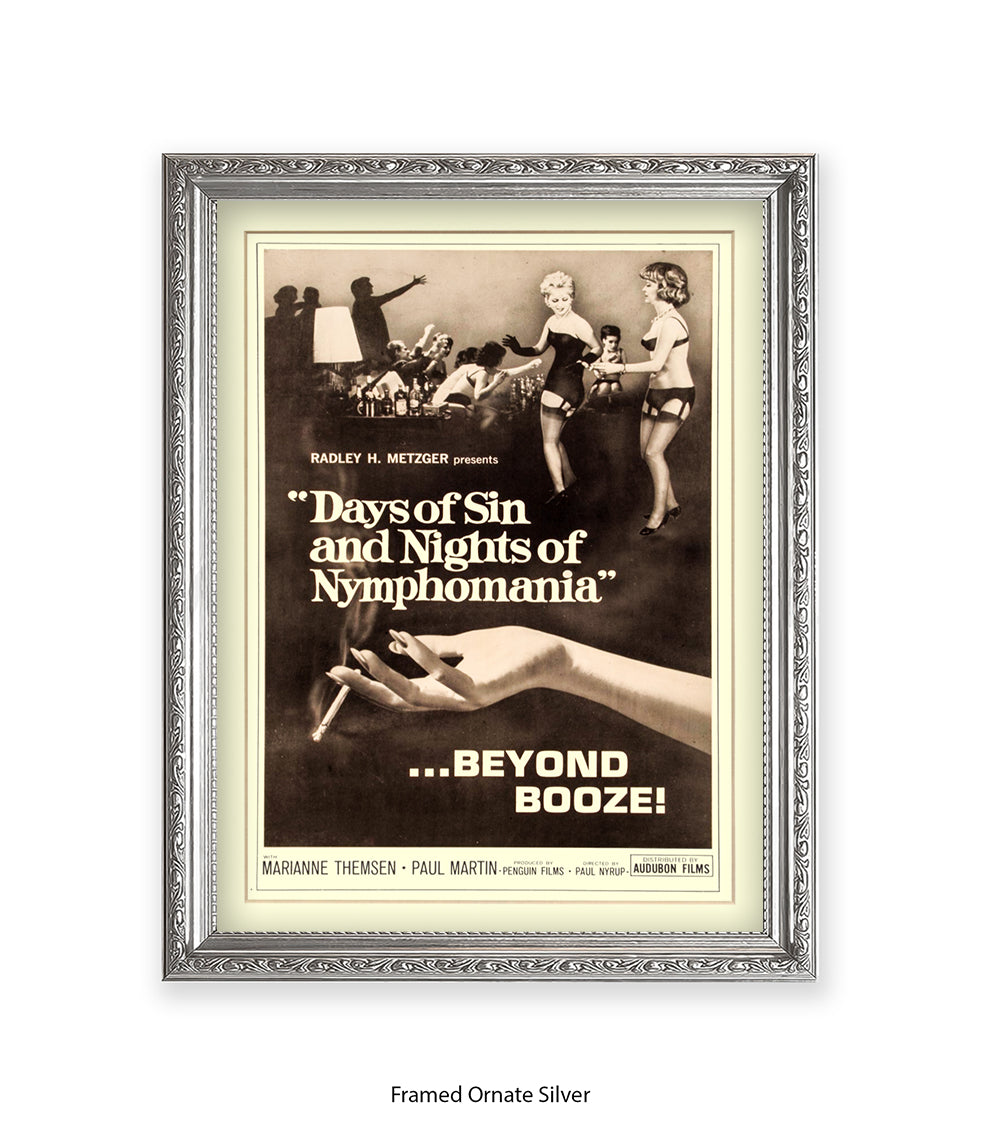 Days Of Sin & Nights Of Nymphomania Art Print