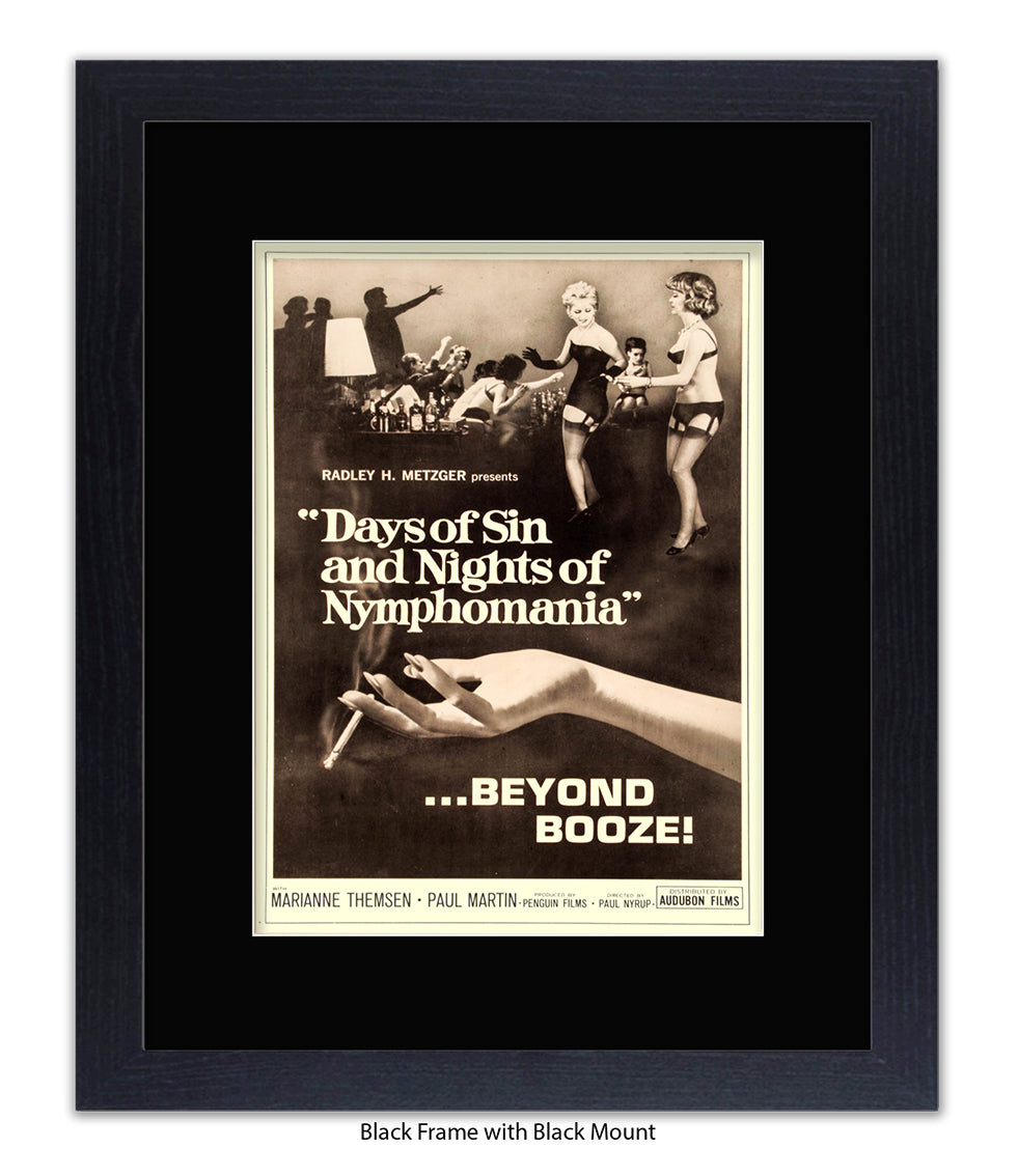 Days Of Sin & Nights Of Nymphomania Art Print