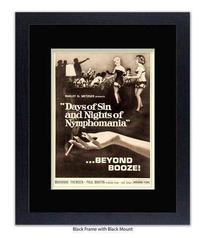 Days Of Sin & Nights Of Nymphomania Art Print