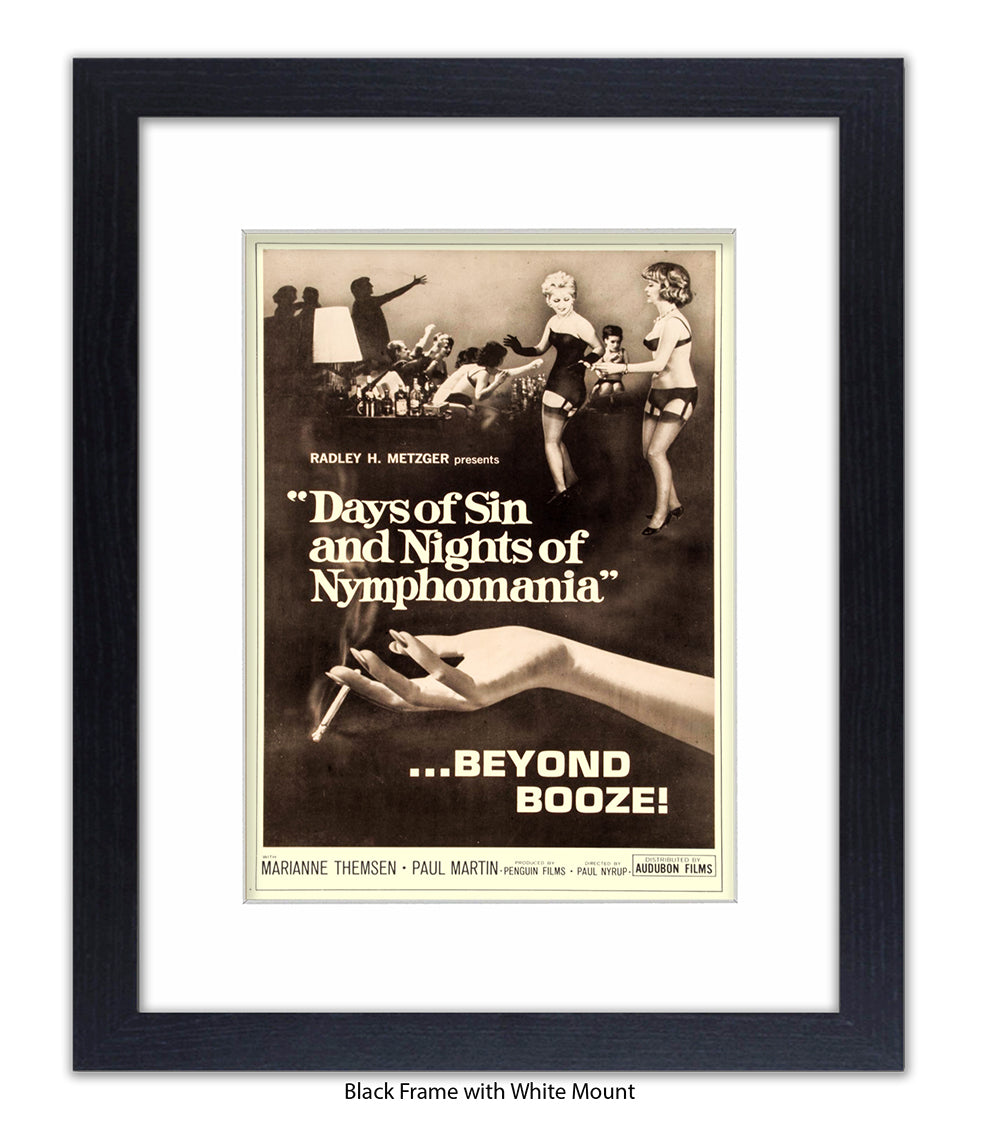 Days Of Sin & Nights Of Nymphomania Art Print