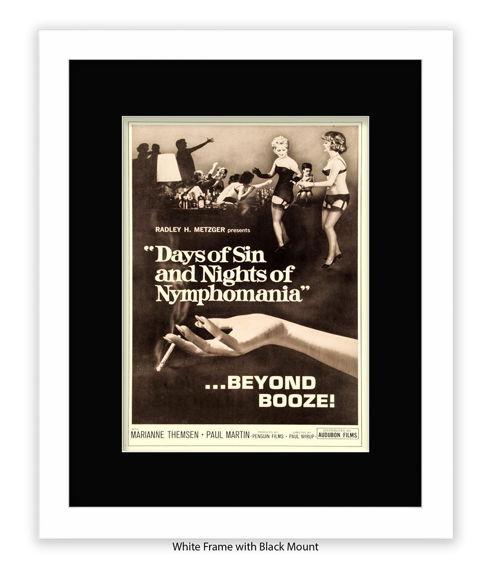 Days Of Sin & Nights Of Nymphomania Art Print