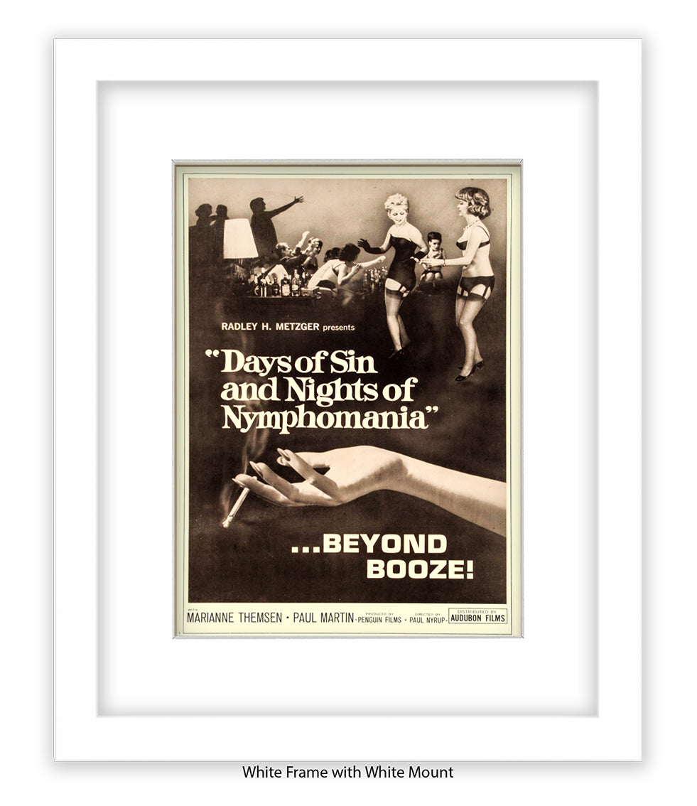 Days Of Sin & Nights Of Nymphomania Art Print