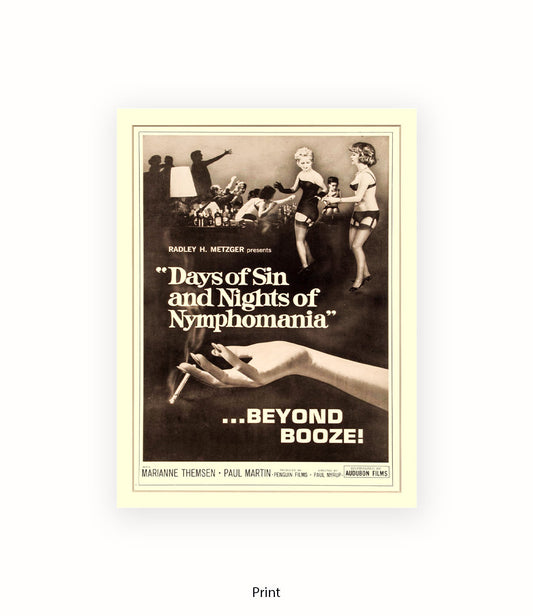 Days Of Sin & Nights Of Nymphomania Art Print