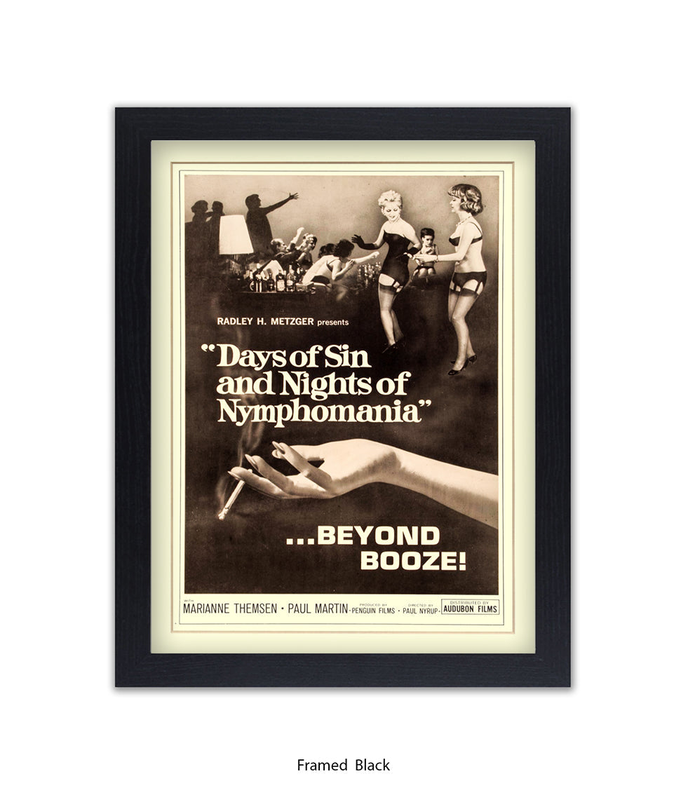 Days Of Sin & Nights Of Nymphomania Art Print